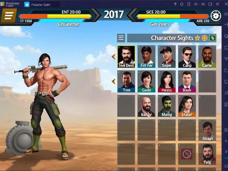Pune Resolute Fighter Character Select Screen